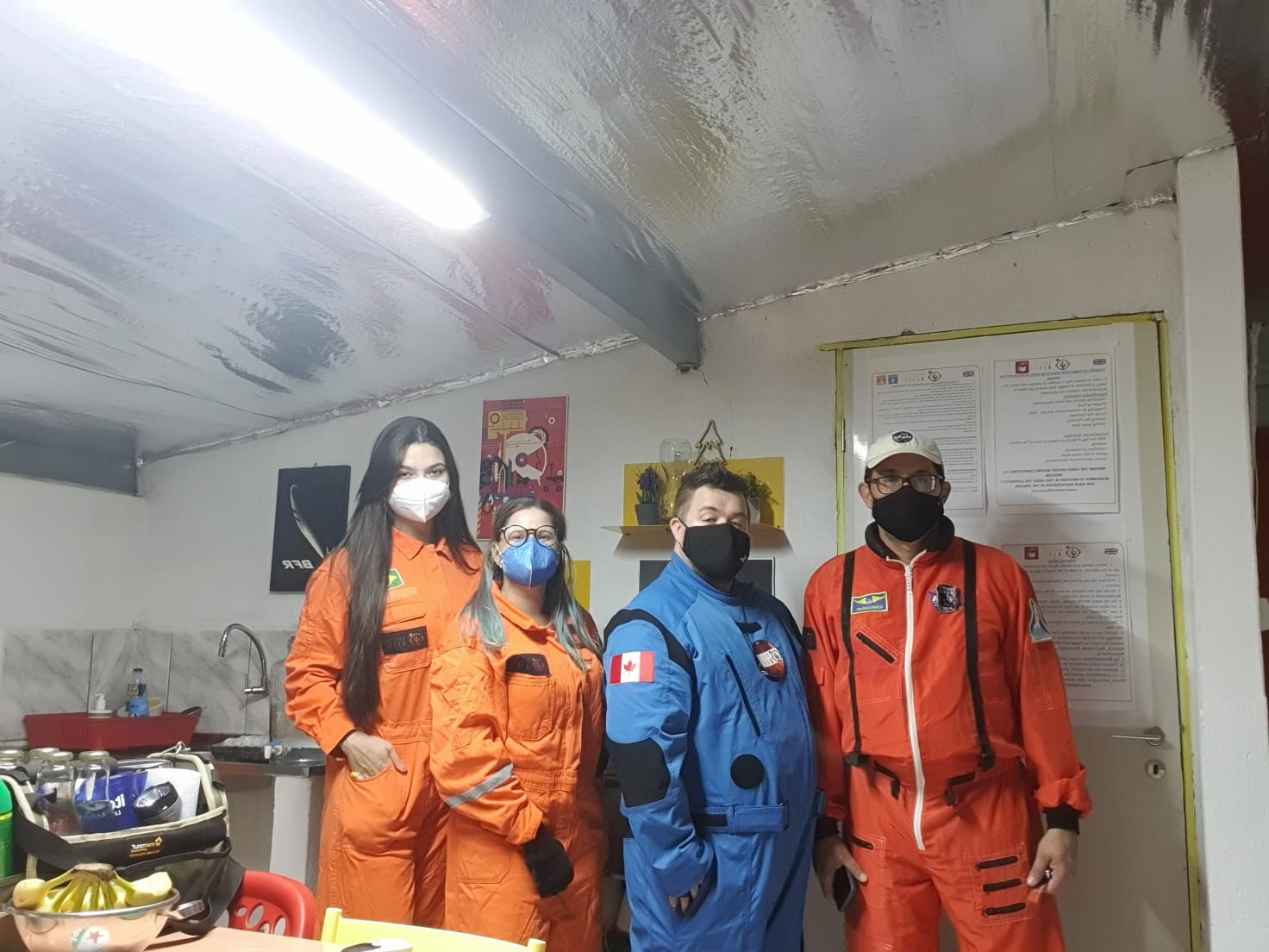 Stardust x Habitat Marte - Analog Mission, Jason, Lais, Luisa and Julio
