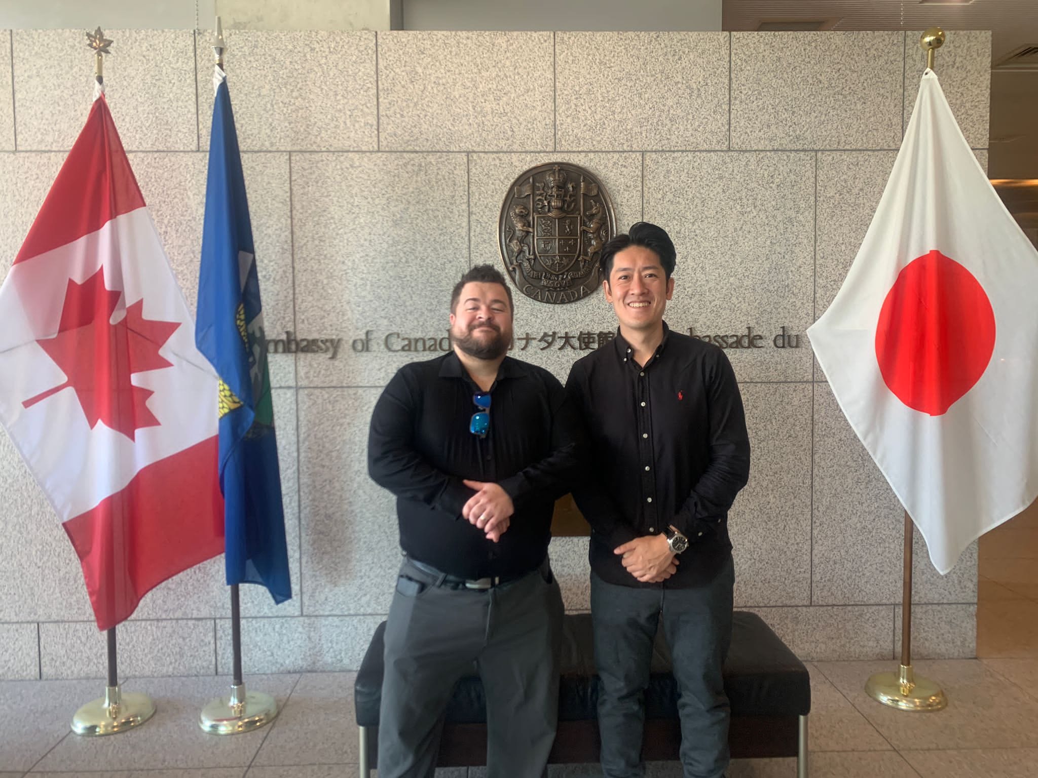 Stardust visit to Canadian Embassy Tokyo Japan 2024, Jason + Josh