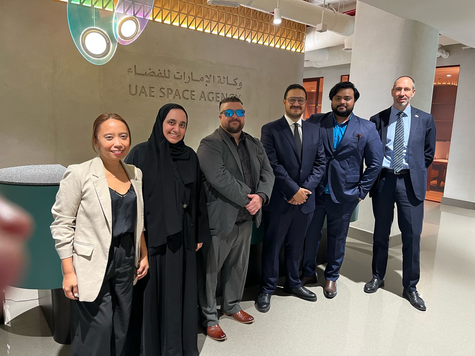 Stardust visit to UAE Space Agency April 2025.