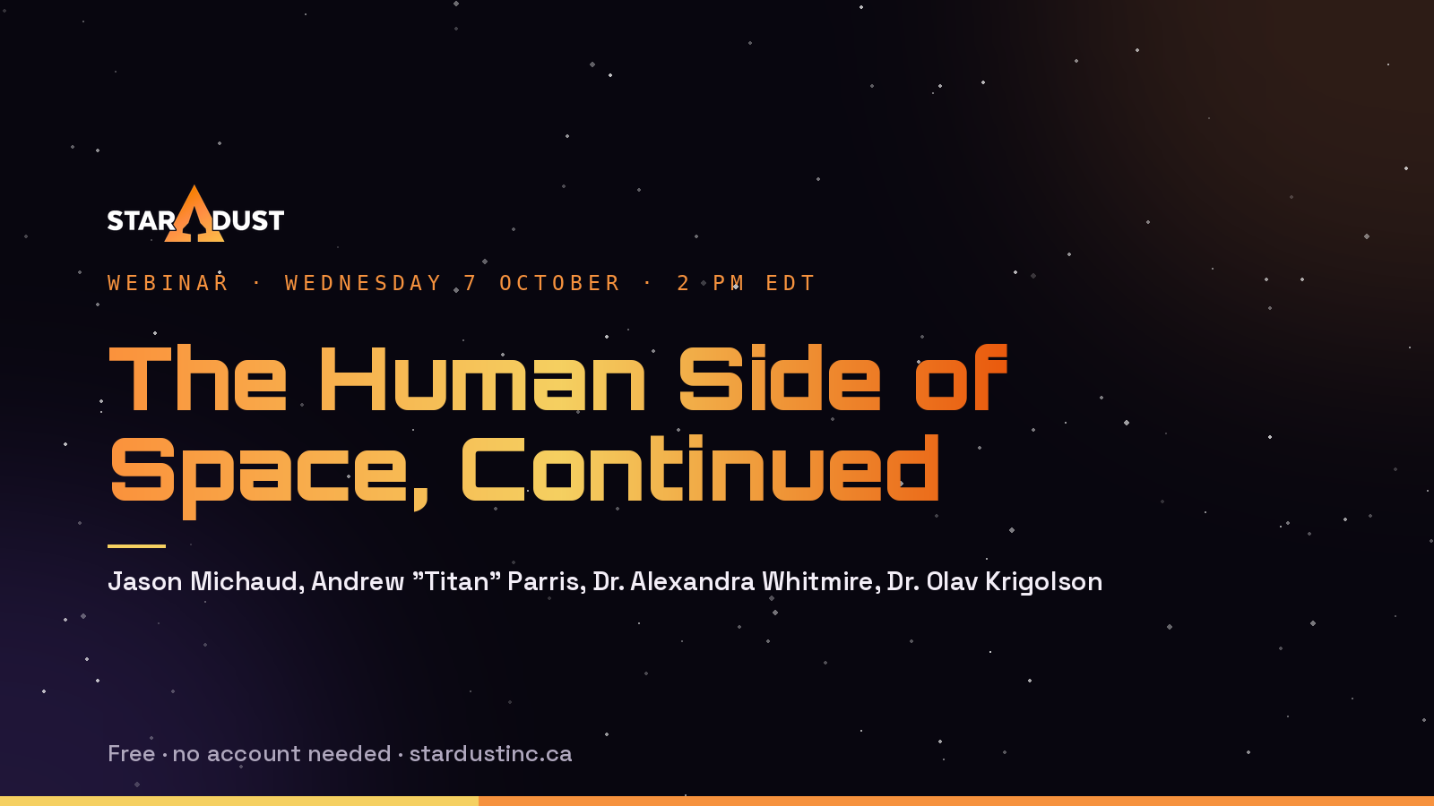 The Human Side of Space, Continued